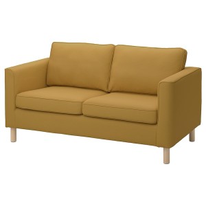 IKEA PÄRUP cover for loveseat Vissle Yellow / Brown, Ikea Outlet | 6509BKUAH