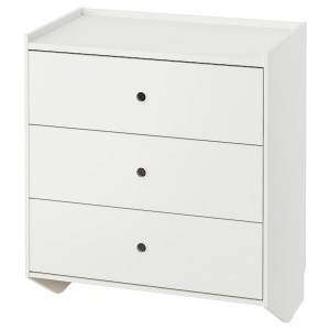 IKEA RACKNÄS 3-drawer chest, white, 27 1/8x30 3/4 in, Ikea Outlet | 6157CELKY