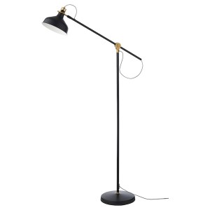IKEA RANARP floor/reading lamp Black, Ikea Outlet | 7256JLOQT