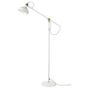IKEA RANARP floor/reading lamp with LED bulb Off White, Ikea Outlet | 8207ALVUB