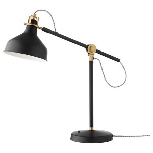 IKEA RANARP work lamp Black, Ikea Outlet | 3094CPEIX