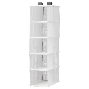 IKEA RASSLA organizer with 5 compartments, white, 9 ¾x15 ¾x38 ½ in, Ikea Outlet | 8650RXMFI