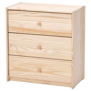 IKEA RAST 3-drawer chest, pine, 24 3/8x26 3/4 in, Ikea Outlet | 4381WSNJU
