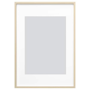 IKEA RÖDALM frame, 27 ½x39 ¼ in Birch Effect, Ikea Outlet | 1756NOLIR