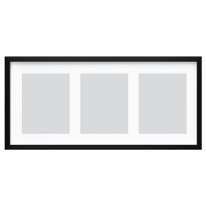IKEA RÖDALM frame for 3 pictures, 30x13 ¾ in Black, Ikea Outlet | 3018QOAZD