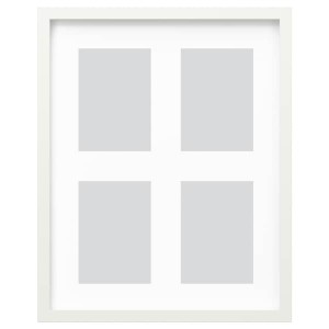 IKEA RÖDALM frame for 4 pictures, 15 ¾x19 ¾ in White, Ikea Outlet | 6981LOBWR