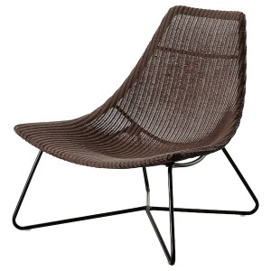 IKEA RÅDVIKEN Armchair, dark brown, black, Ikea Outlet | 4890WZLPN