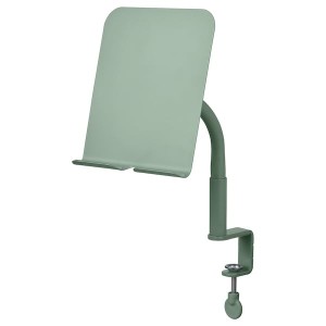 IKEA RELATERA 'phone/tablet holder, with clamp/light gray-green, Ikea Outlet | 2483PAWTI