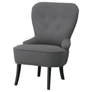 IKEA REMSTA armchair Hakebo Dark Gray, Ikea Outlet | 4970UAHDP