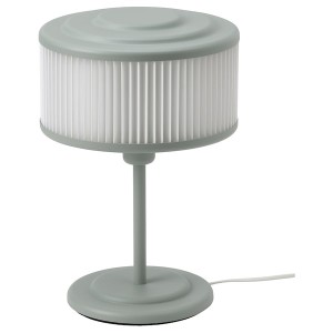 IKEA REMTÅNG table lamp, gray-green, 15 in, Ikea Outlet | 1634IOXQV