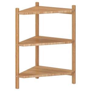 IKEA RÅGRUND Sink shelf/corner shelf, bamboo, 13 3/8x23 5/8 in, Ikea Outlet | 5836GBMJH
