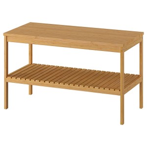 IKEA RÅGRUND bench, bamboo, 30 3/4x14 5/8 in, Ikea Outlet | 0946JPKFX