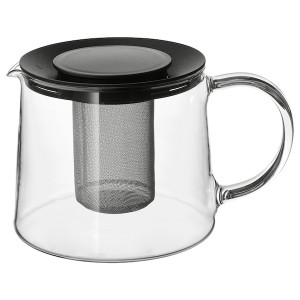 IKEA RIKLIG teapot, glass, 1.6 qt, Ikea Outlet | 8041TNLJM
