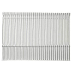 IKEA RINGBLOMMA Roman blind, 48x63 in White / Green / Stripe, Ikea Outlet | 7549VWXSP