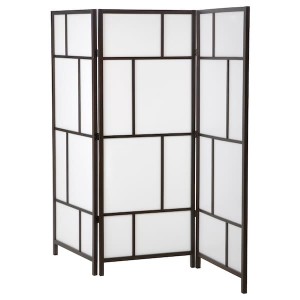 IKEA RISÖR room divider, white/black, 85x72 7/8 in, Ikea Outlet | 7403AZCDN