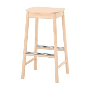 IKEA RÖNNINGE bar stool, birch, 29 1/2 in, Ikea Outlet | 5014MLKOY