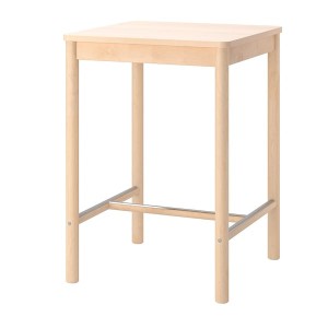 IKEA RÖNNINGE bar table, birch, 29 1/2x29 1/2 in, Ikea Outlet | 1309RAQHP