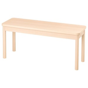 IKEA RÖNNINGE bench, birch, 39 3/8 in, Ikea Outlet | 7106VPCAY