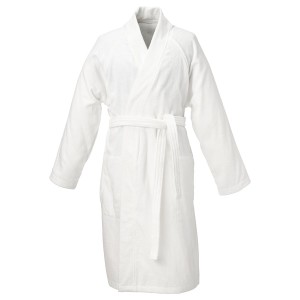IKEA ROCKÅN bathrobe, L/XL White, Ikea Outlet | 6042VRTAG