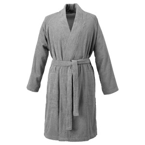 IKEA ROCKÅN bathrobe, S/M Gray, Ikea Outlet | 3752RNALX