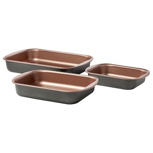 IKEA ROSTÖRA roasting pan, black/red, Ikea Outlet | 0689BJLCX