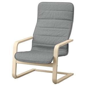 IKEA ÅRSUNDA armchair, Knisa light gray, Ikea Outlet | 2937NJWEG