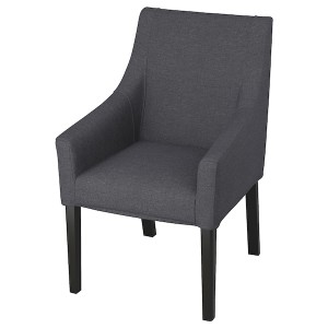 IKEA SAKARIAS armchair Black / Sporda Dark Gray, Ikea Outlet | 7069JIQRU