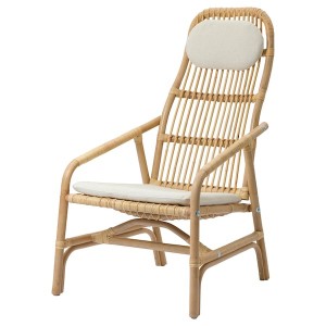 IKEA SALNÖ / GRYTTOM chair with cushion, Ikea Outlet | 7425MPSDH