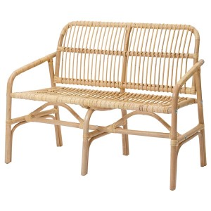 IKEA SALNÖ bench, rattan, Ikea Outlet | 2430WTKFI