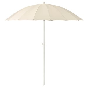 IKEA SAMSÖ Umbrella, tilting, beige, 78 3/4 in, Ikea Outlet | 7025SWHVK
