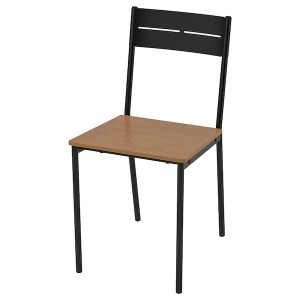 IKEA SANDSBERG chair, black/brown stained, Ikea Outlet | 1952ZAGHR
