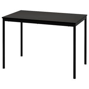 IKEA SANDSBERG table, black, 43 1/4x26 3/8 in, Ikea Outlet | 5648BORHA