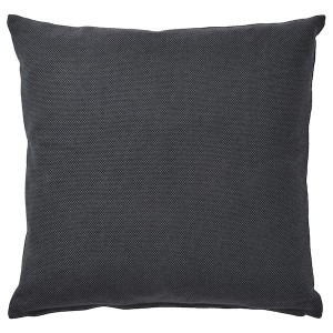 IKEA SANDTRAV cushion, 18x18 in Dark Gray / Gray, Ikea Outlet | 8570HVEQO