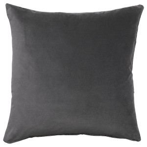 IKEA SANELA cushion cover, 26x26 in Dark Gray, Ikea Outlet | 3069RFUOZ