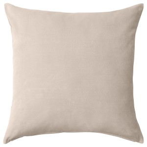 IKEA SANELA cushion cover, 26x26 in Light Beige, Ikea Outlet | 8591RBGNI