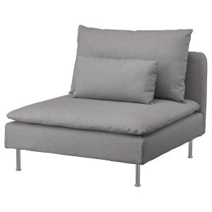 IKEA SÖDERHAMN 1-seat section Tonerud Gray, Ikea Outlet | 6148VTSPY