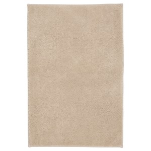IKEA SÖDERSJÖN bath mat, 20x31 in Light Beige, Ikea Outlet | 2504OFBGQ