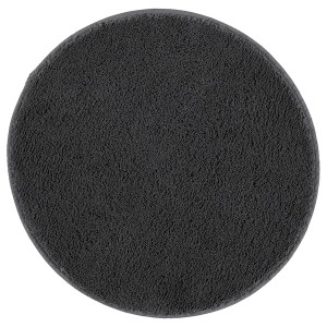 IKEA SÖDERSJÖN bath mat, 22 in Dark Gray / Round, Ikea Outlet | 5391WENFG