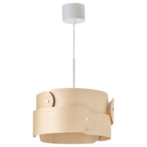 IKEA SÖDÅKRA pendant lamp, birch, 18 in, Ikea Outlet | 3509IJHPA