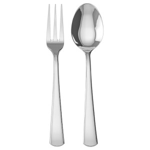 IKEA SEDLIG serving set, 2 pieces, stainless steel, 9 in, Ikea Outlet | 8419SABQN
