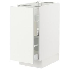 IKEA SEKTION / MAXIMERA base cab f recycling/1 door, 15x24x30 in White / Vallstena White, Ikea Outlet | 5863RNEWP