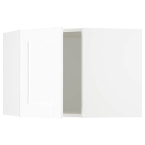 IKEA SEKTION corner wall cabinet, 26x15x20 in White Enköping / White Wood Effect, Ikea Outlet | 1205RNOTU