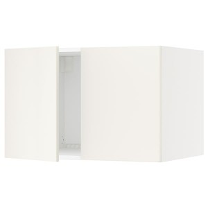 IKEA SEKTION top cab f fridge/freezer w 2 doors, 30x24x20 in White / Veddinge White, Ikea Outlet | 8901LAEYF