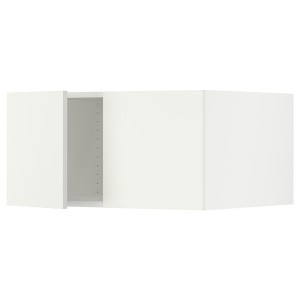 IKEA SEKTION top cab f fridge/freezer w 2 doors, 30x24x15 in White / Vallstena White, Ikea Outlet | 5026WMDIB