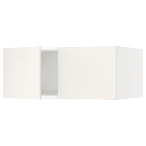 IKEA SEKTION top cab f fridge/freezer w 2 doors, 36x24x15 in White / Veddinge White, Ikea Outlet | 2947VCDTE
