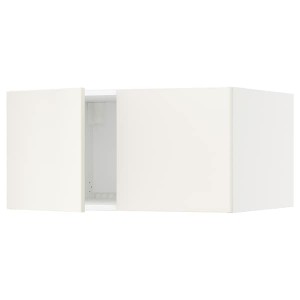 IKEA SEKTION top cab f fridge/freezer w 2 doors, 30x24x15 in White / Veddinge White, Ikea Outlet | 4627BNGLZ