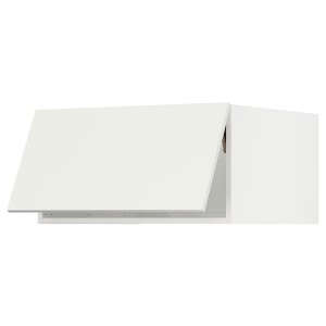 IKEA SEKTION top cab f fridge/freezer w push-op, 30x24x15 in White / Vallstena White, Ikea Outlet | 0487IQCBD