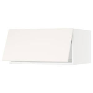 IKEA SEKTION top cab f fridge/freezer w push-op, 30x24x15 in White / Veddinge White, Ikea Outlet | 7562QNEFW