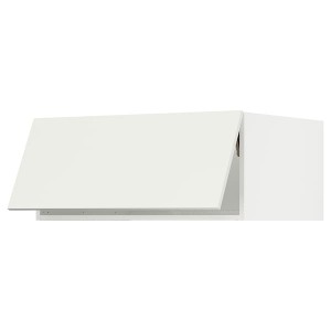 IKEA SEKTION top cab f fridge/freezer w push-op, 36x24x15 in White / Vallstena White, Ikea Outlet | 5720PNWLI