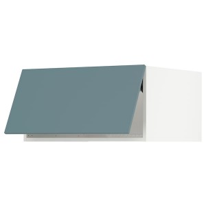 IKEA SEKTION top cab f fridge/freezer w push-op, 30x24x15 in White / Havstorp Turquoise, Ikea Outlet | 5316RUMLT